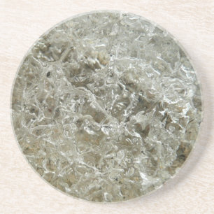Posavasos De Arenisca Textura abstracta de hielo glacial