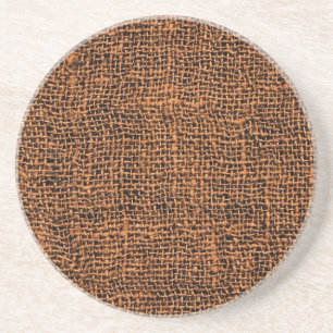 Posavasos De Arenisca Textura fresca de la arpillera