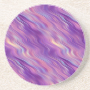 Posavasos De Arenisca Textura violeta púrpura ondulada