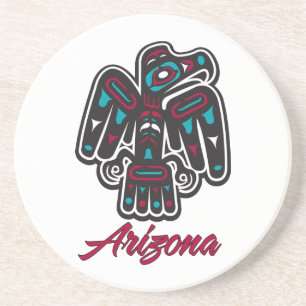 Posavasos De Arenisca Thunderbird Clan Arizona
