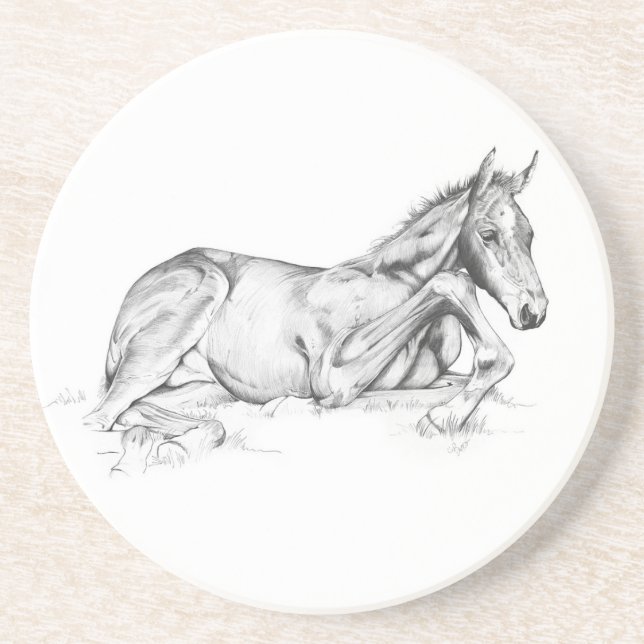 Posavasos De Arenisca Tiempo silencioso (Frente)