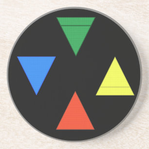 Posavasos De Arenisca Tierra de agua de incendio aéreo