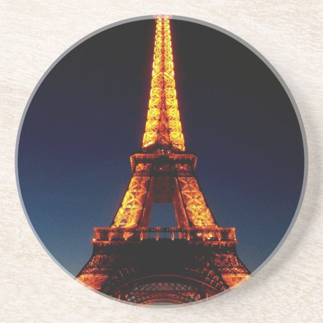 Posavasos De Arenisca Torre Eiffel en París (Frente)