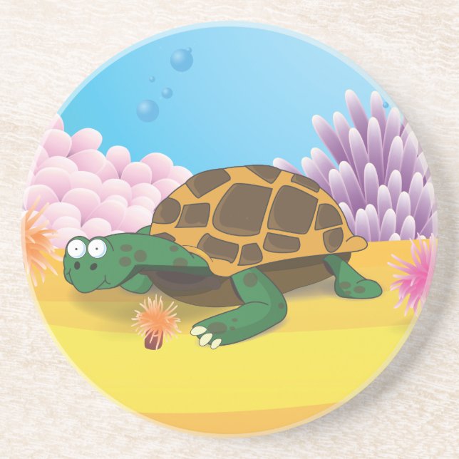 Posavasos De Arenisca Tortuga (Frente)