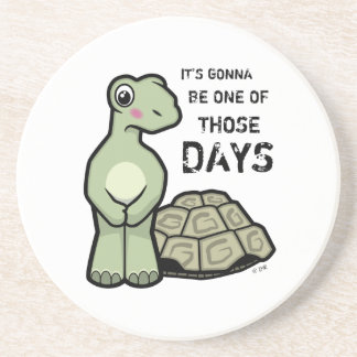 Posavasos De Arenisca Tortuga de SHELL-menos del dibujo animado