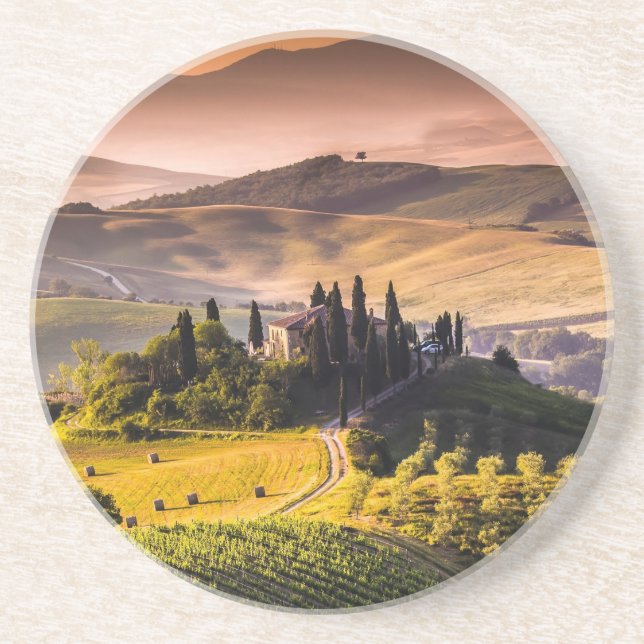 Posavasos De Arenisca Toscana (Frente)