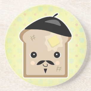 Posavasos De Arenisca Tostada francesa adorable
