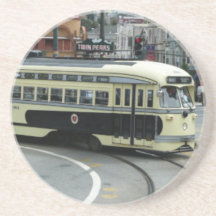 Posavasos De Arenisca Tranvía por cable de San Francisco