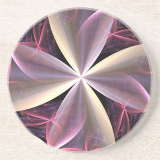 Posavasos De Arenisca Tres rosados dimensionales