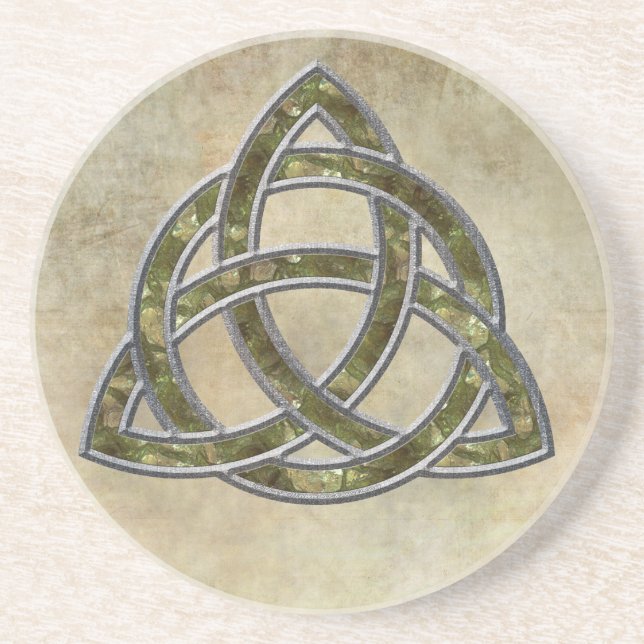 Posavasos De Arenisca Triquetra natural (Frente)