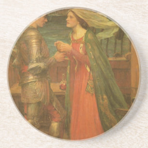 Posavasos De Arenisca Tristán e Isolda de John William Waterhouse