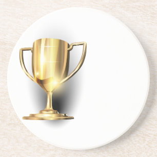 Posavasos De Arenisca Trofeo de oro