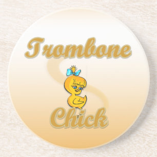Posavasos De Arenisca Trombone Chick