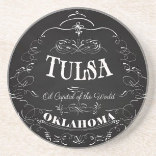Posavasos De Arenisca Tulsa, Oklahoma - capital del aceite del mundo