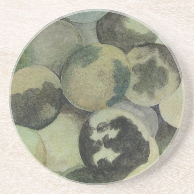 Posavasos De Arenisca Tumbas negras (Frente)