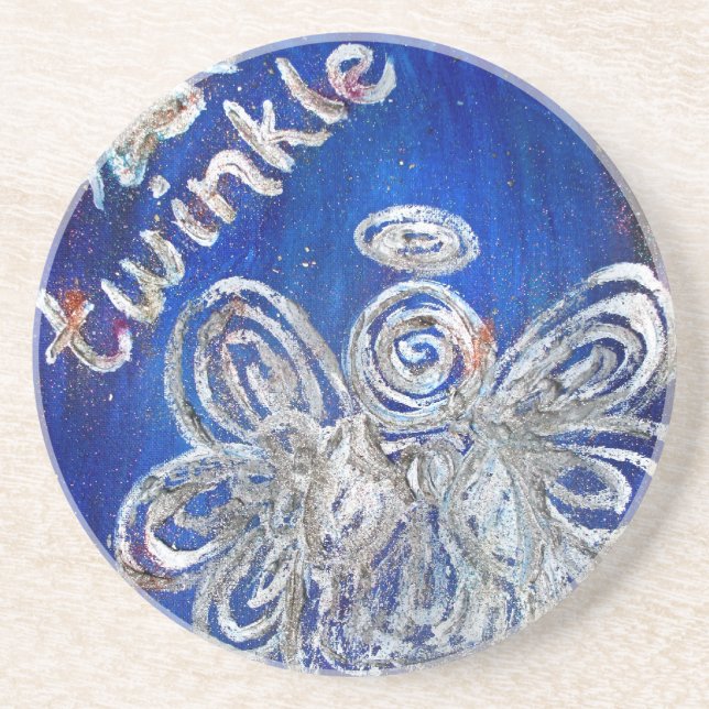 Posavasos De Arenisca Twinkle Angel Coaster (Frente)