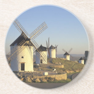 Posavasos De Arenisca UE, España, La Mancha, Consuegra. Molinos de vient