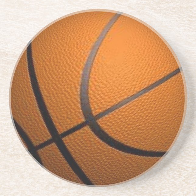 Posavasos De Arenisca Un deporte de baloncesto (Frente)
