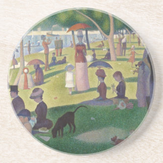 Posavasos De Arenisca Un domingo por la tarde en el grande Jatte