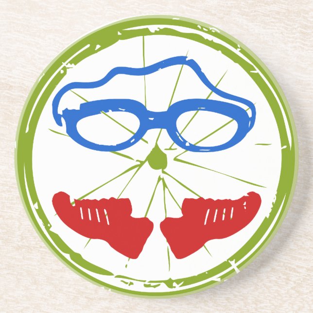 Posavasos De Arenisca Un gran regalo del Triathlon para su amigo o (Frente)