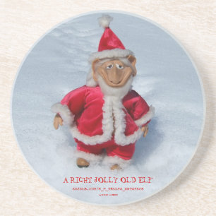 POSAVASOS DE ARENISCA UNA JOLLY DERECHA ANTIGUA ELF