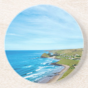 Posavasos De Arenisca Una vista de Hole in the Wall en la Costa Salvaje