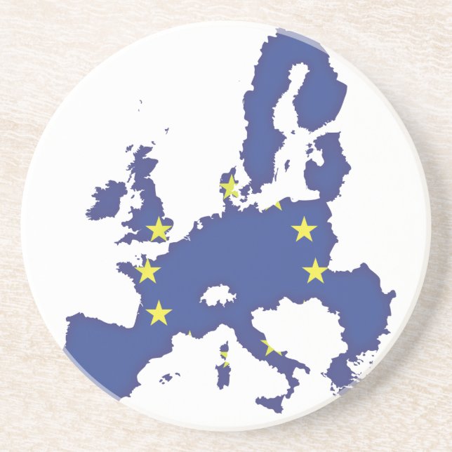 Posavasos De Arenisca Unión Europea (Frente)