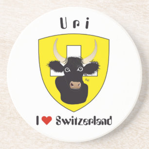 Posavasos De Arenisca Uri Schweiz Suisse Svizzera Bierdeckel