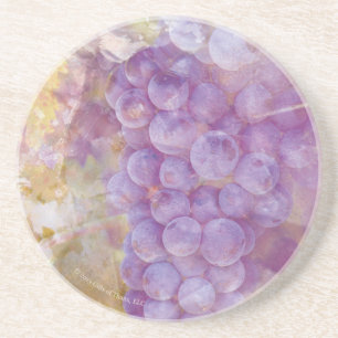 Posavasos De Arenisca Uvas del viñedo del condado de Sonoma - práctico
