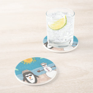 Posavasos De Arenisca Vacaciones del navidad