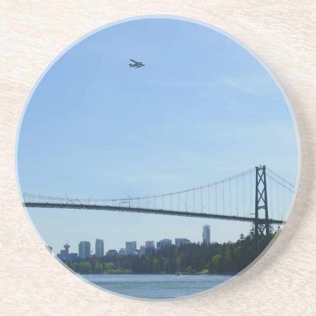 Posavasos De Arenisca Vancouver Coaster Vancouver Souvenir Coas (Frente)
