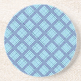 Posavasos De Arenisca Variación de la escoba de plástico azul