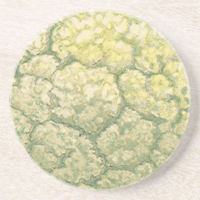 Posavasos De Arenisca Vegetales Vegetales Vegetales Cauliflower (Frente)