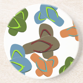 Posavasos De Arenisca Verano Fun Flip Flops