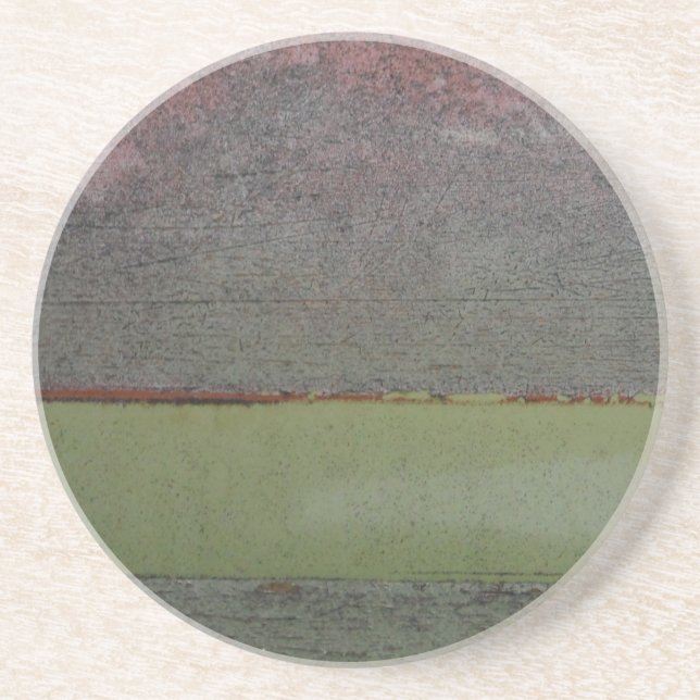 Posavasos De Arenisca Verde rosa azul verde azulado oxidado (Frente)