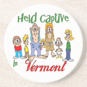 Posavasos De Arenisca Vermont Funny Trailer Park Sandstone Coaster