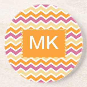 Posavasos De Arenisca Vibrante ZigZag tribal