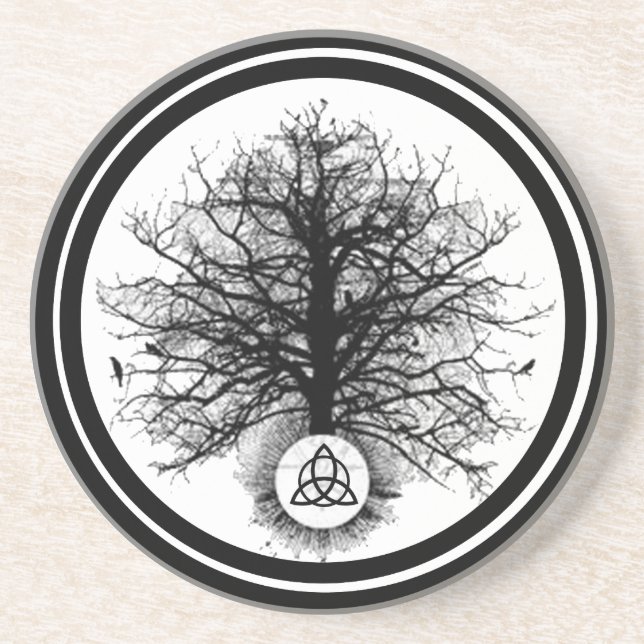 Posavasos De Arenisca Vida eterna (Frente)