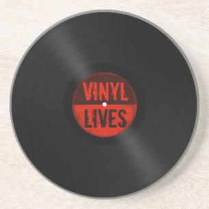 Posavasos De Arenisca Vidas retras del vinilo del álbum