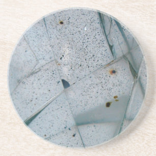 Posavasos De Arenisca Vidrio resquebrajado