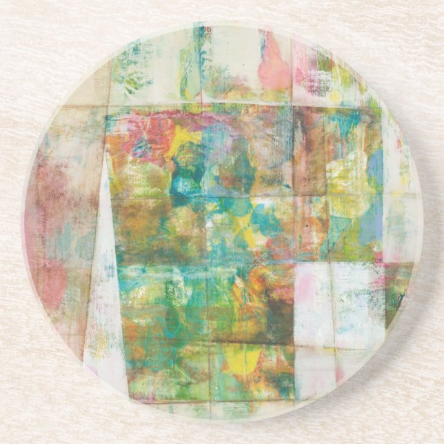 Posavasos De Arenisca Vigila un boom IV (Frente)