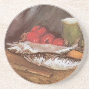 Posavasos De Arenisca Vincent van Gogh - Caballas, limones y tomates