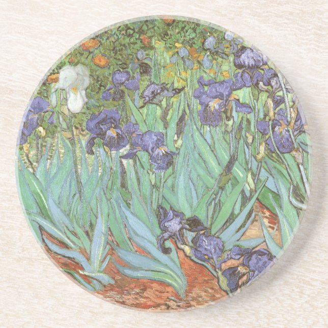 Posavasos De Arenisca Vincent van Gogh - Irises (Frente)
