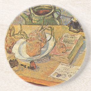 Posavasos De Arenisca Vincent van Gogh - Naturaleza muerta con tablero d