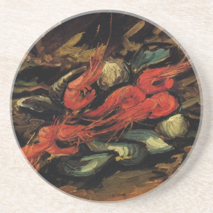 Posavasos De Arenisca Vincent van Gogh - Naturaleza muerta mejillones y 