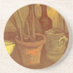 Posavasos De Arenisca Vincent van Gogh - Naturaleza Muerta Pinceles en u