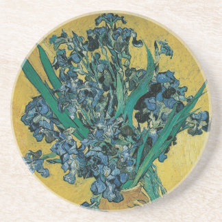 Posavasos De Arenisca Vincent van Gogh - Vase con fondo amarillo irlandé