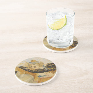Posavasos De Arenisca Viñeta Roaring Gatsby Lady de los 20