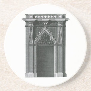 Posavasos De Arenisca Vintage Architectural Element, Gothic Doorway