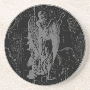 Posavasos De Arenisca Virgo Zodiac Constellation Hevelius 1690